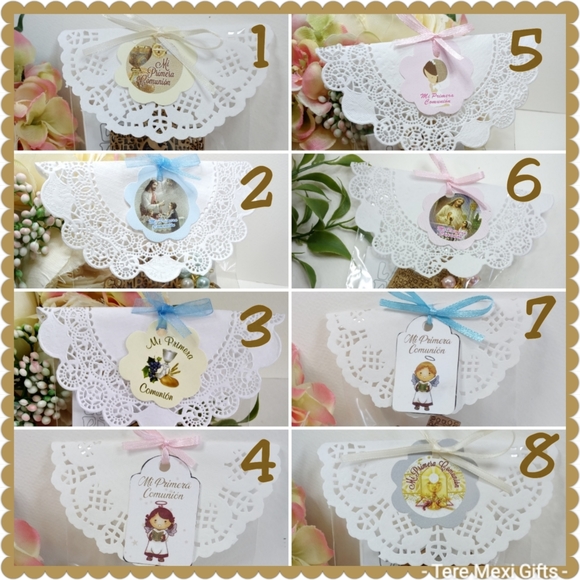 Keychain cross Our Father baptism party favors. First communion keychain cross - Picture 13 of 15